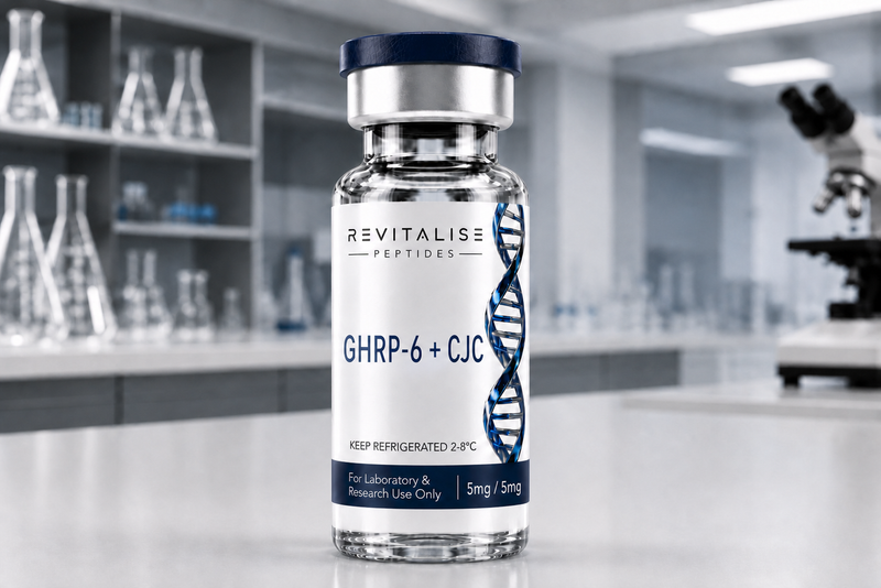 GHRP-6 + CJC No DAC 5mg/5mg Research Vial