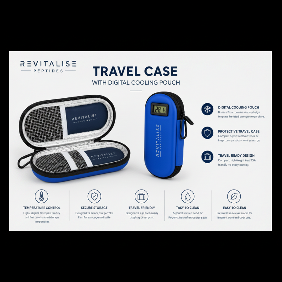 Revitalise Research travel pack.