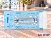 Revitalise KPV 10mg cartridge in sterile pouch with transparent colourless liquid