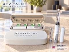 Revitalise NAD+ 500mg pen set with white case and cartridges