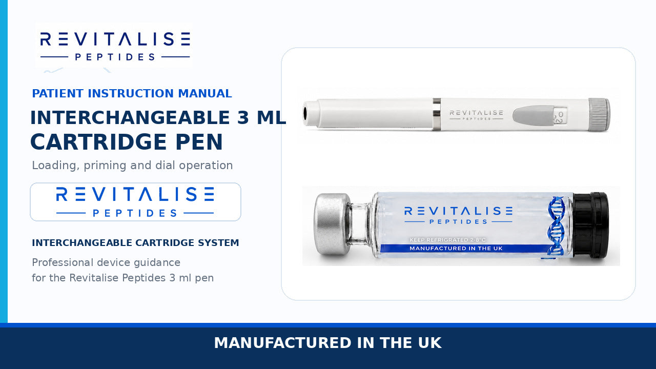 Revitalise interchangeable 3 ml cartridge pen